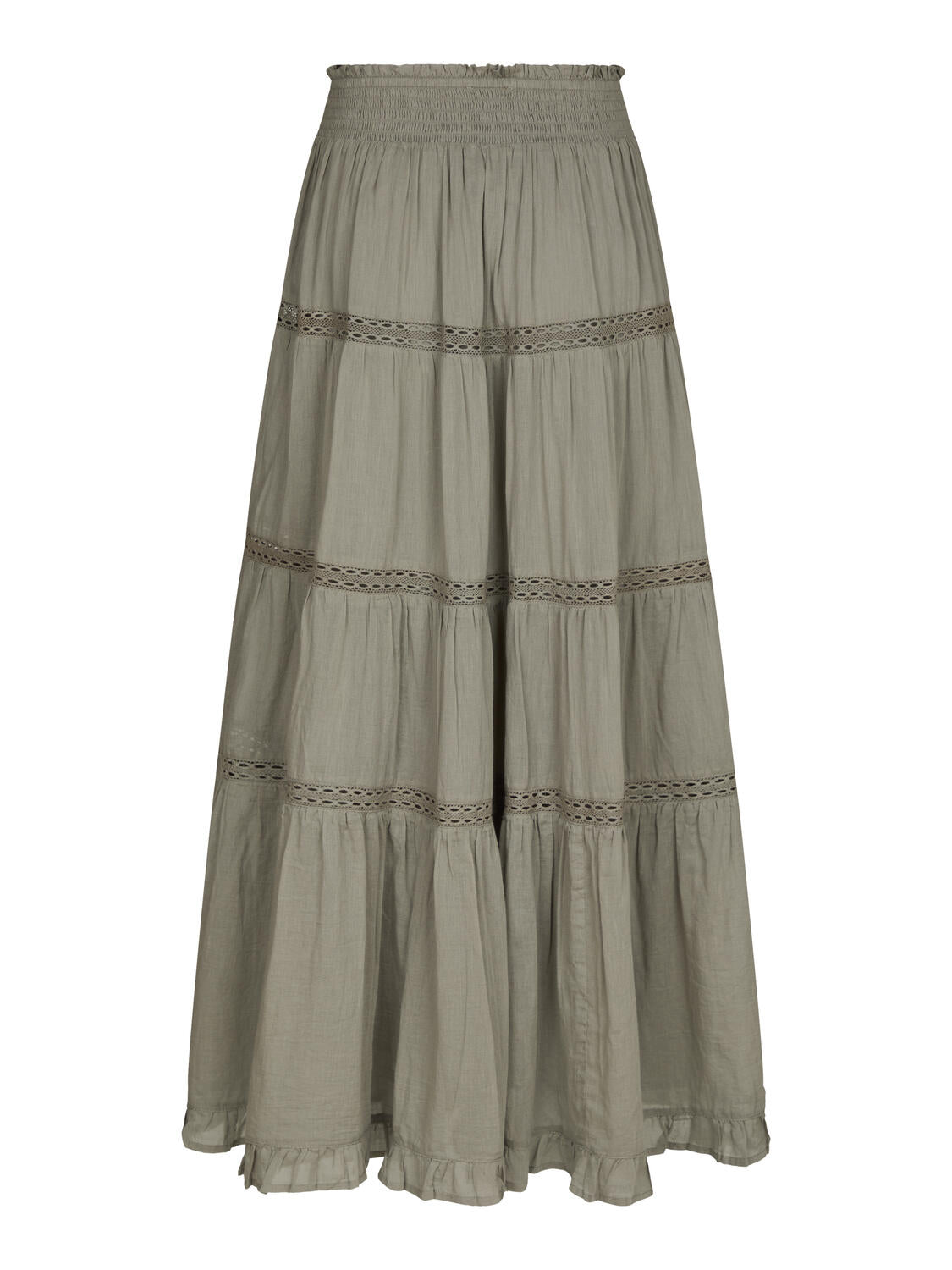 Miranda Voile nederdel - Smoke Green